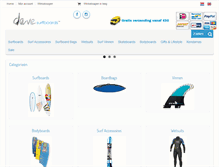 Tablet Screenshot of davesurfboards.nl